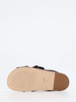 Konstantin Starke – Sandalen aus Lammleder schwarz
