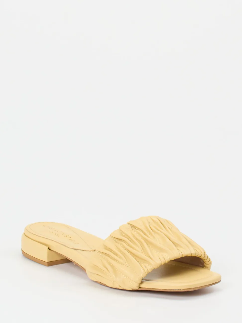 Konstantin Starke – Sandalen aus Synthetikleder Pastellgelb