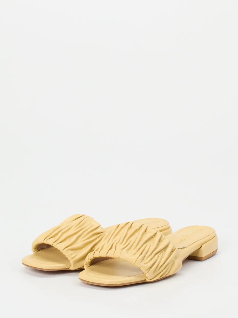 Konstantin Starke – Sandalen aus Synthetikleder Pastellgelb