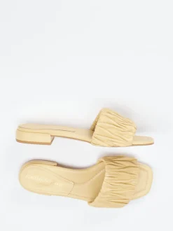 Konstantin Starke – Sandalen aus Synthetikleder Pastellgelb
