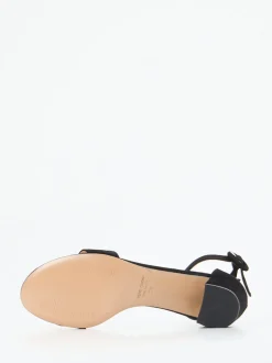 Konstantin Starke – Sandalette aus Veloursleder Schwarz