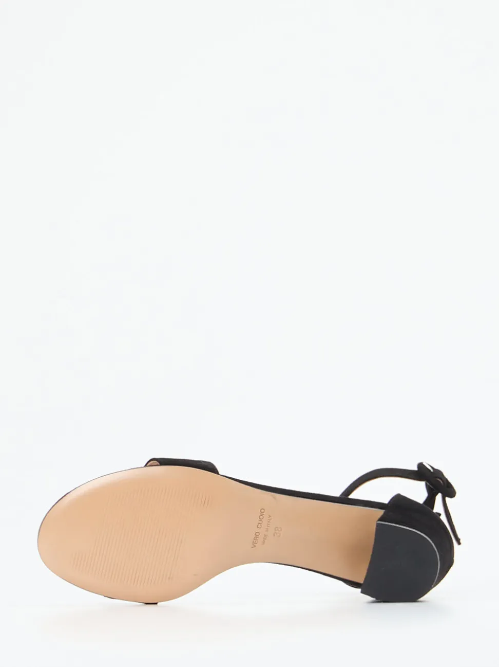 Konstantin Starke – Sandalette aus Veloursleder Schwarz