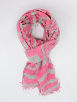 Konstantin Starke – Schal aus Wollmischgewebe Pink