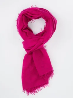 Konstantin Starke – Schal aus Wolle in Fuchsia