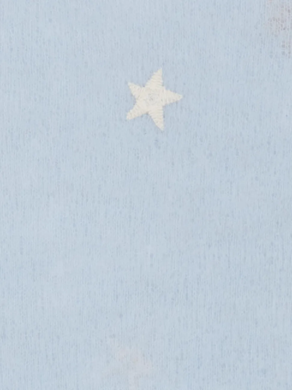 Konstantin Starke – Schal aus Wolle-Mix Hellblau