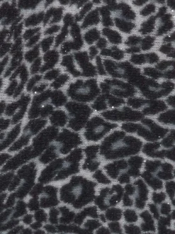 Konstantin Starke – Schal aus Kunstfaser mit Leoprint