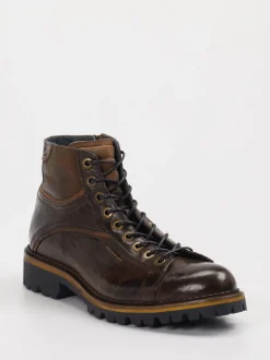 Konstantin Starke – Schnürboots aus Kalbleder braun