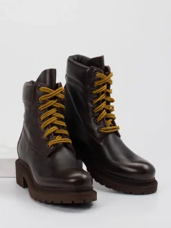 Konstantin Starke – Schnürboots aus Kalbleder Dunkelbraun