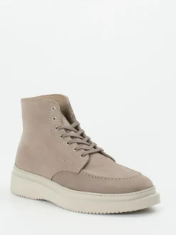 Konstantin Starke – Schnürboots aus Nubukleder Taupe