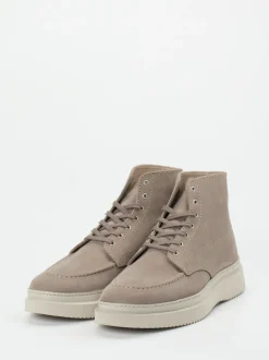 Konstantin Starke – Schnürboots aus Nubukleder Taupe