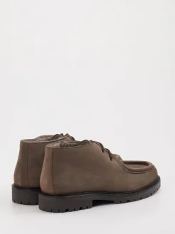 Konstantin Starke – Schnürboots aus Veloursleder braun