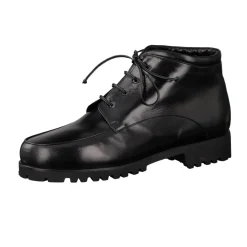Konstantin Starke – Schnürboots aus Lammleder Schwarz