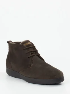 Konstantin Starke – Schnürboots aus Veloursleder braun