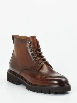Konstantin Starke – Schnürboots aus Büffelleder Braun