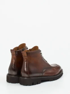 Konstantin Starke – Schnürboots aus Büffelleder Braun