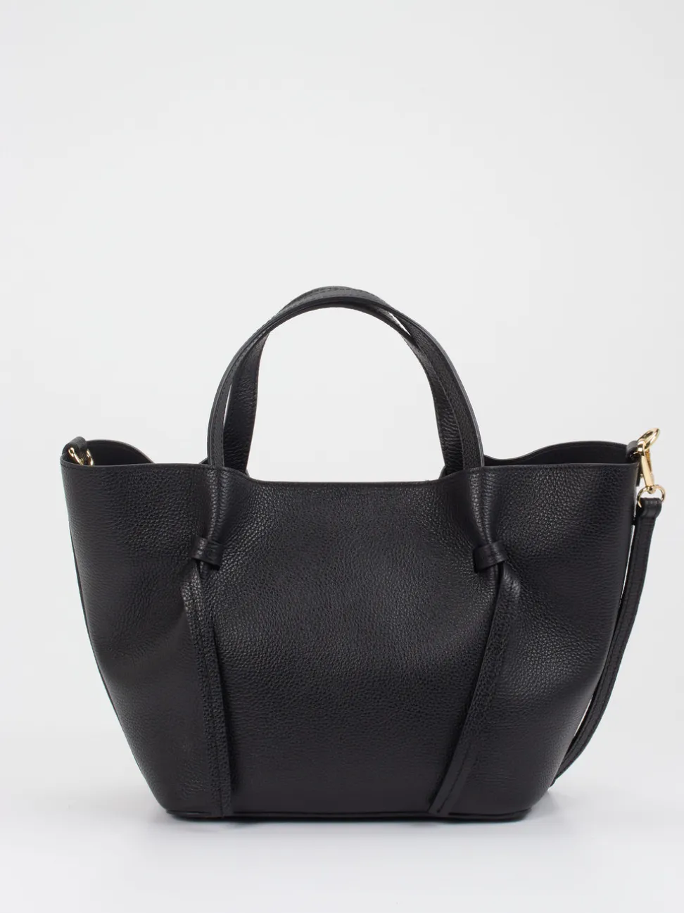 Konstantin Starke – Schultertasche aus Kalbleder schwarz