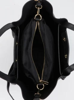 Konstantin Starke – Schultertasche aus Kalbleder schwarz