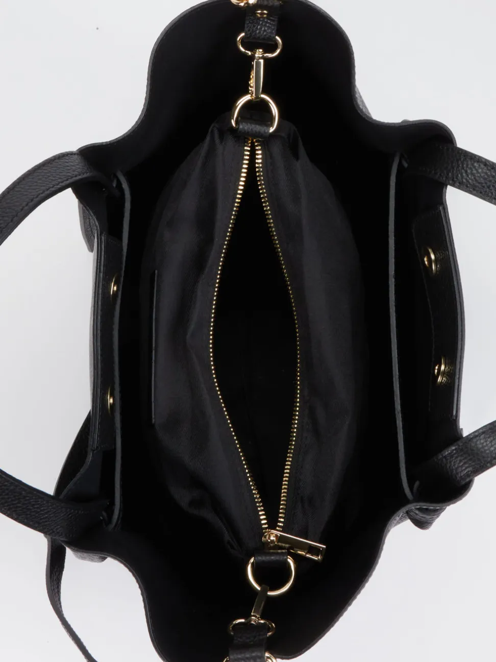 Konstantin Starke – Schultertasche aus Kalbleder schwarz