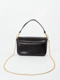 Konstantin Starke – Schultertasche aus Kalbleder Schwarz