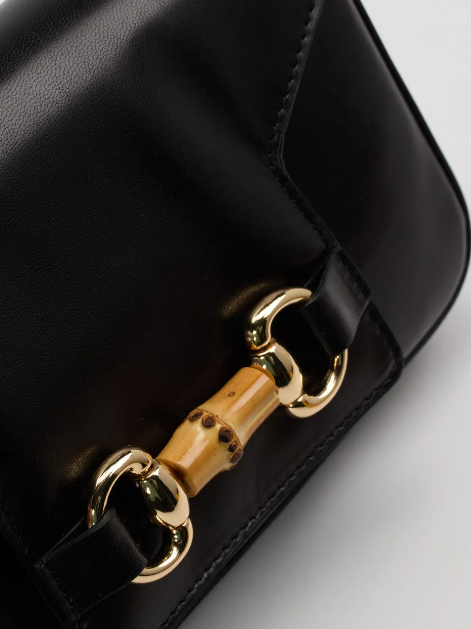 Konstantin Starke – Schultertasche aus Kalbleder Schwarz