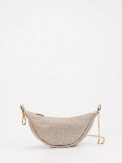 Konstantin Starke – Schultertasche aus Leder goldfarben
