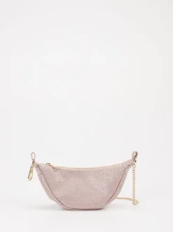 Konstantin Starke – Schultertasche aus Leder in Rosé
