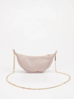 Konstantin Starke – Schultertasche aus Leder in Rosé