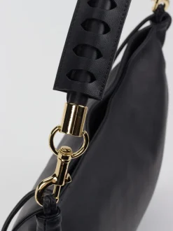 Konstantin Starke – Schultertasche aus Leder Schwarz