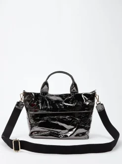 Konstantin Starke – Shopper Bag aus Lackleder Grau