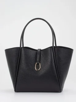 Konstantin Starke – Shopper aus Leder in Schwarz