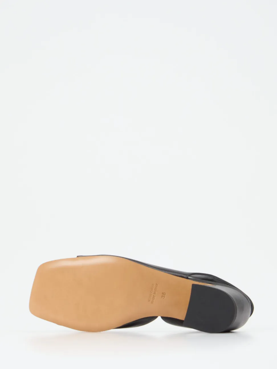 Konstantin Starke – Slingback-Sandalen aus Lammleder Schwarz