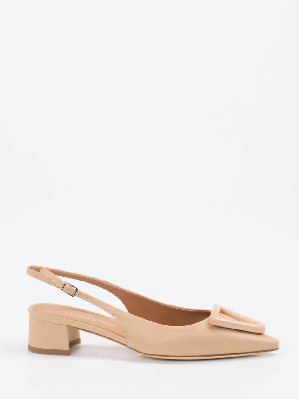 Konstantin Starke – Slingback-Pumps aus Lammleder Beige