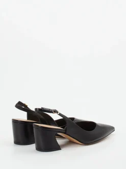 Konstantin Starke – Slingback-Pumps aus Lammleder schwarz