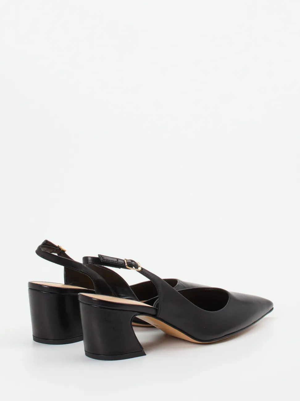 Konstantin Starke – Slingback-Pumps aus Lammleder schwarz