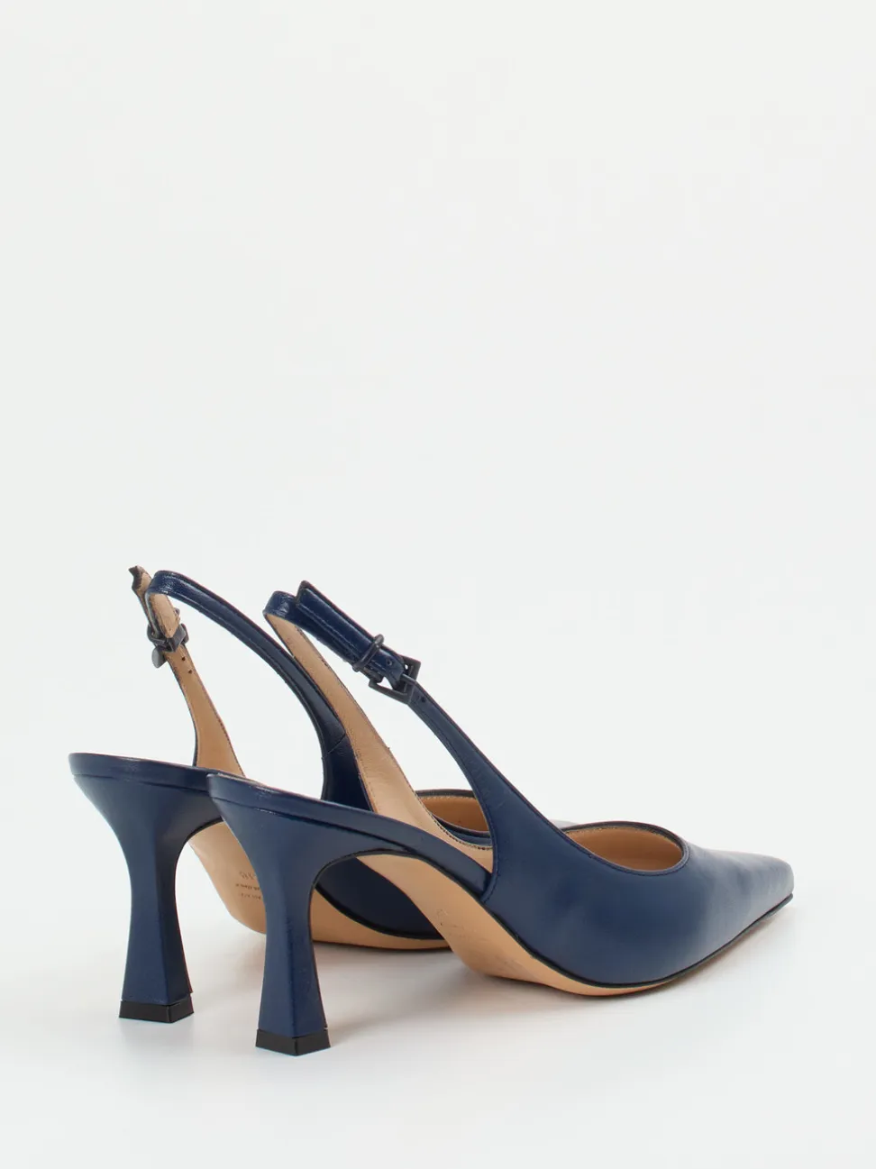 Konstantin Starke – Slingback-Pumps aus Lammleder Blau