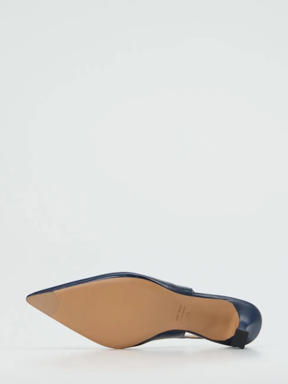Konstantin Starke – Slingback-Pumps aus Lammleder Blau
