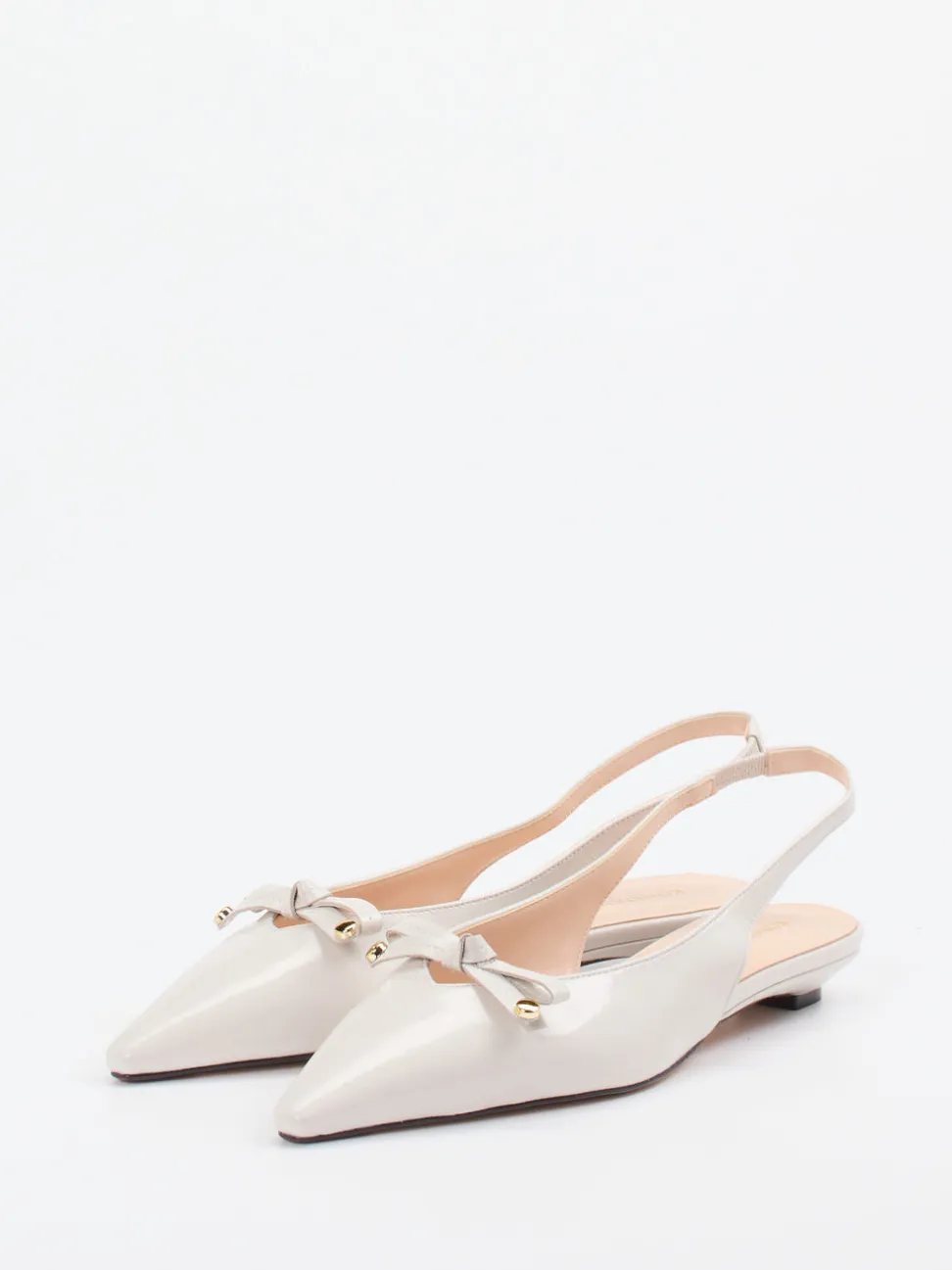 Konstantin Starke – Slingback-Ballerinas aus Lammleder Beige