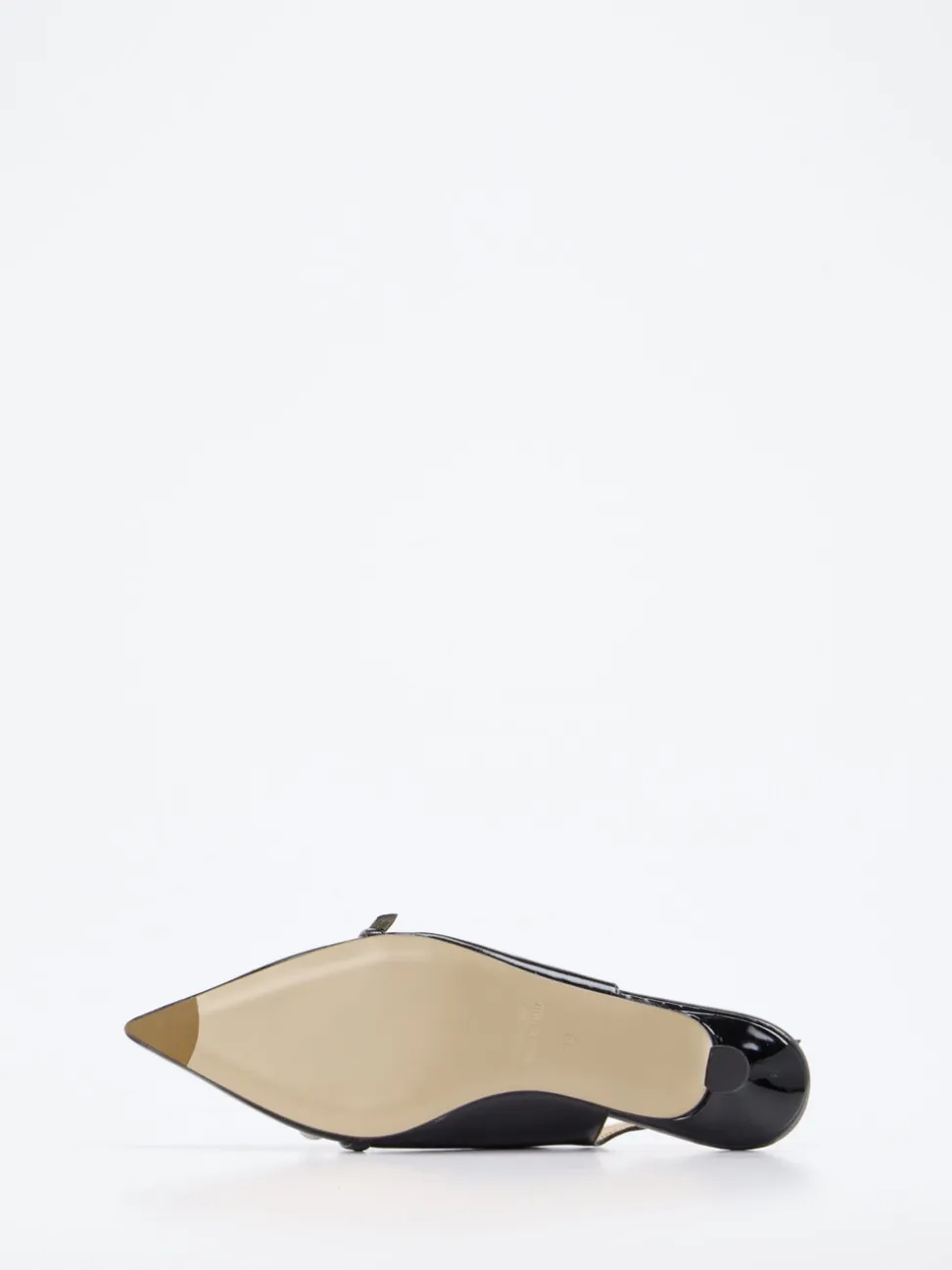 Konstantin Starke – Slingback-Pumps aus Lackleder Schwarz