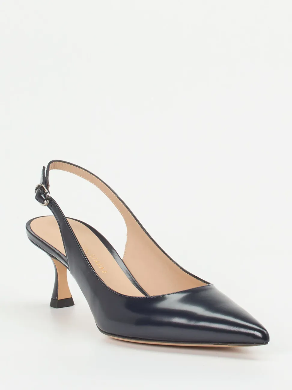 Konstantin Starke – Slingback-Pumps aus Lackleder Blau