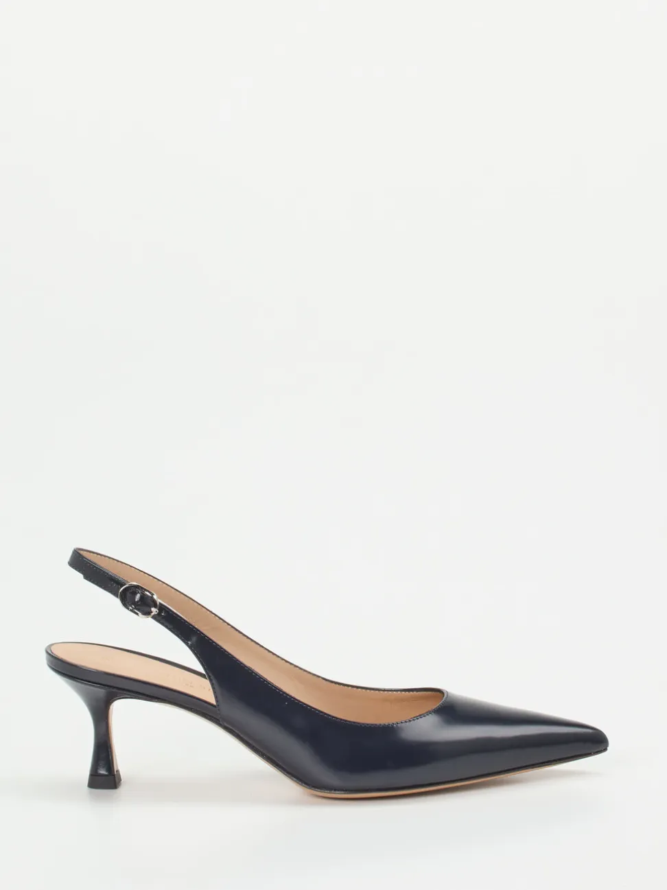 Konstantin Starke – Slingback-Pumps aus Lackleder Blau