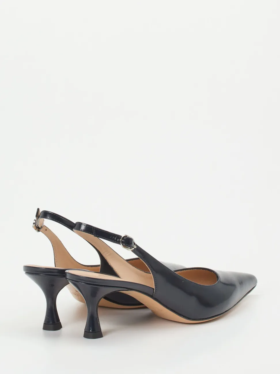 Konstantin Starke – Slingback-Pumps aus Lackleder Blau