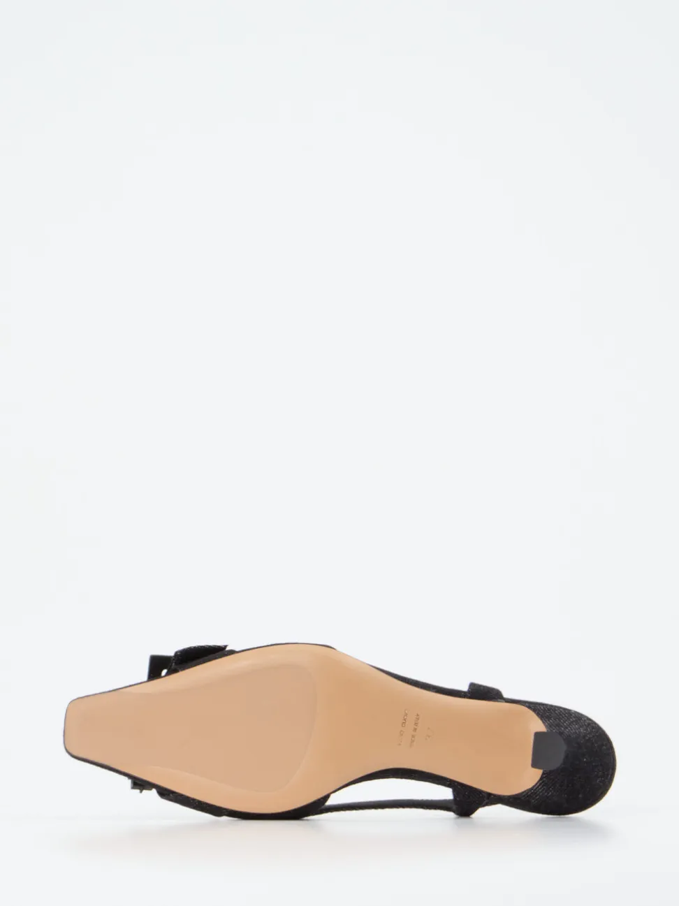 Konstantin Starke – Slingback-Pumps aus Textil schwarz