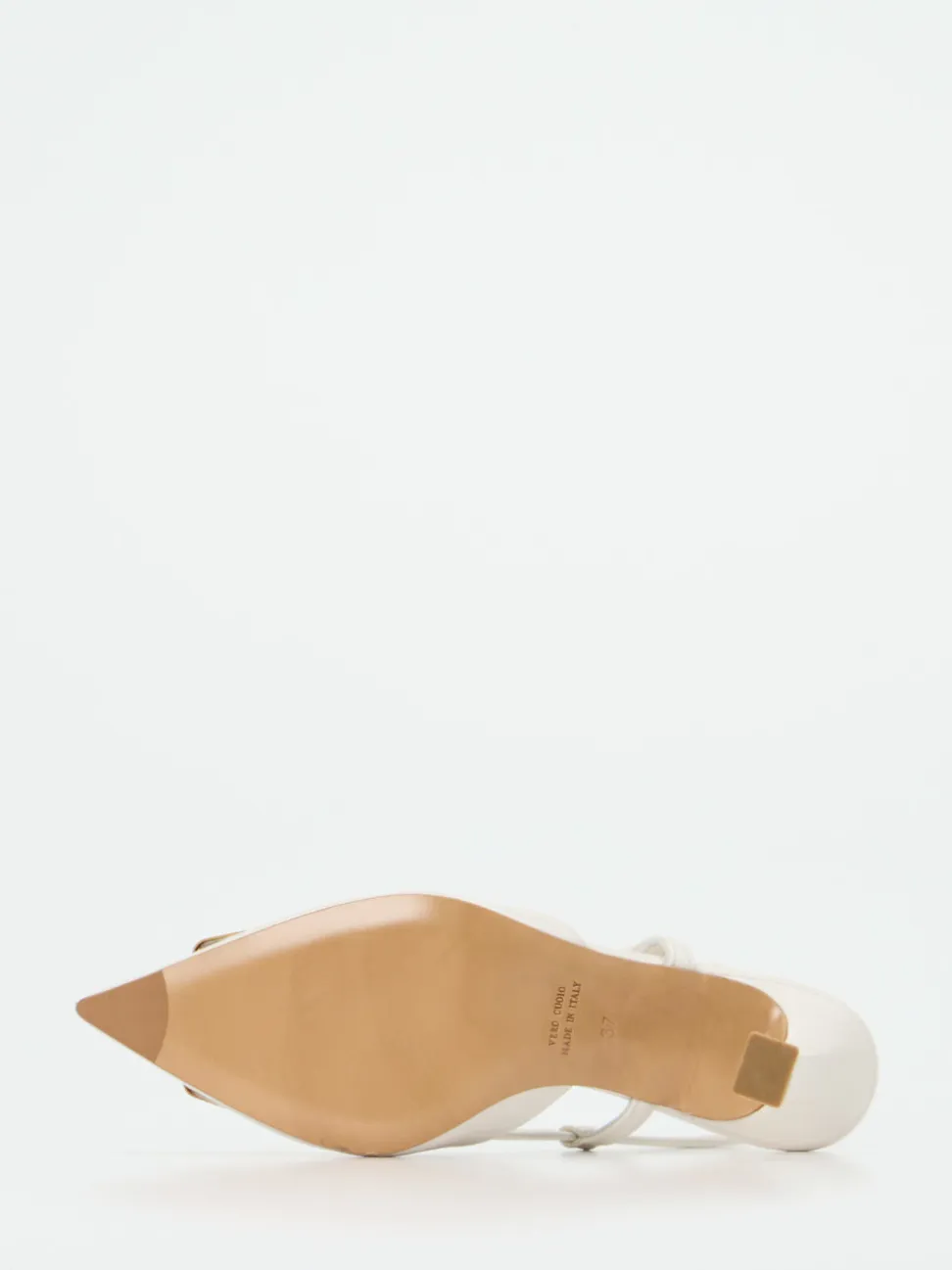Konstantin Starke – Slingback-Pumps aus Lammleder Weiß