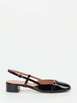 Konstantin Starke – Slingback-Pumps aus Lackleder Schwarz