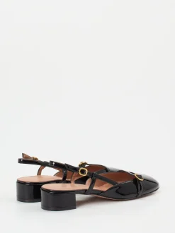 Konstantin Starke – Slingback-Pumps aus Lackleder Schwarz