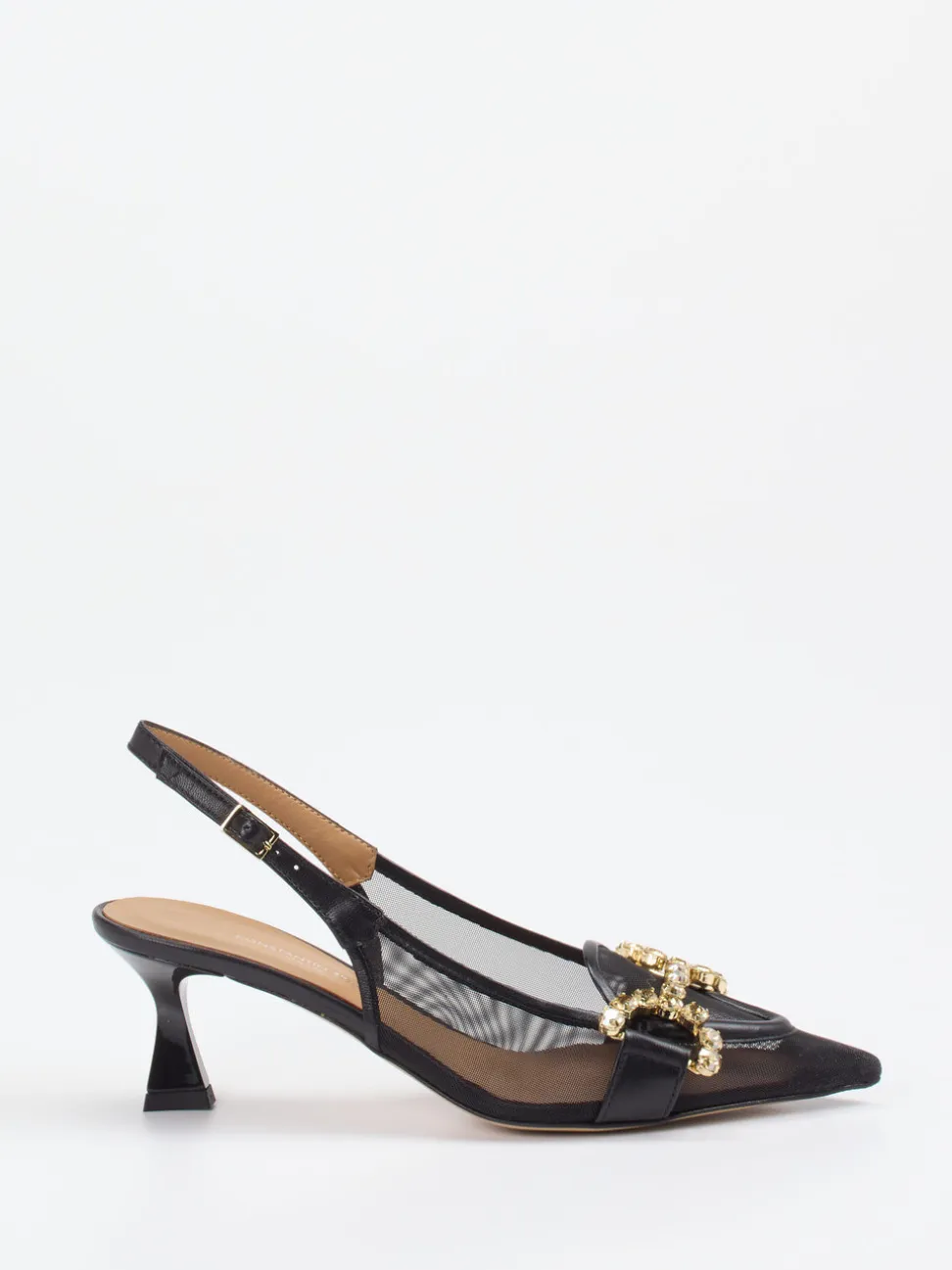Konstantin Starke – Slingback-Pumps aus Netz in Schwarz
