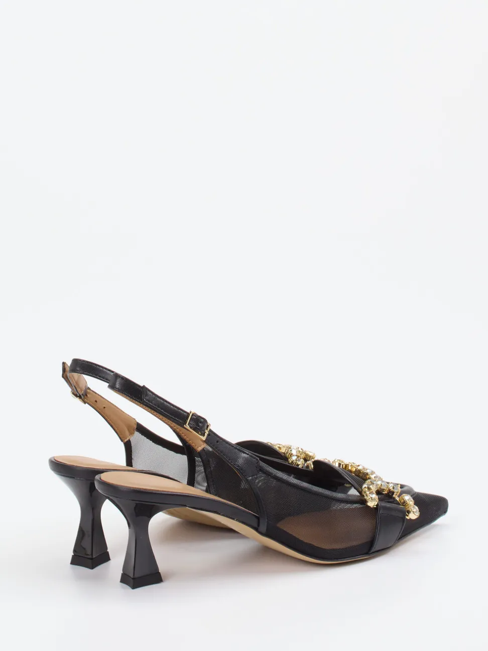 Konstantin Starke – Slingback-Pumps aus Netz in Schwarz