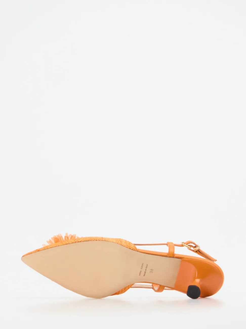 Konstantin Starke – Slingback-Pumps aus Textil Baststruktur