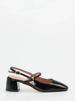 Konstantin Starke – Slingback-Pumps aus Lackleder schwarz