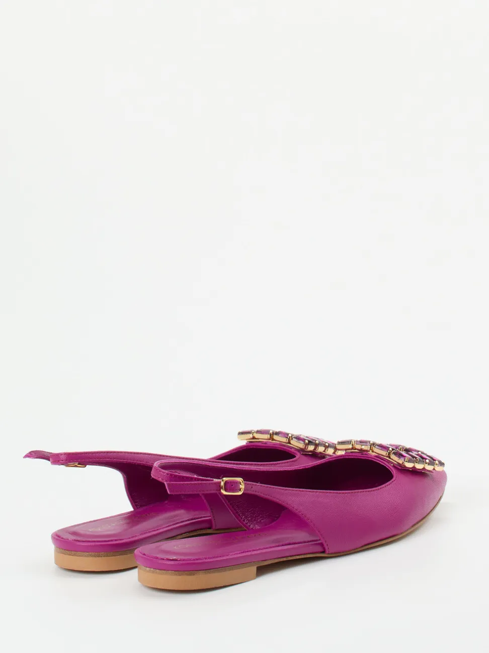 Konstantin Starke – Slingback-Ballerinas aus Lammleder pink